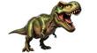 © Arman - Fierce tyrannosaurus rex dinosaur roaring with sharp teeth isolated on transparent background