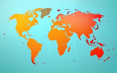 Naklejka na meble World tourism day creative concept background. High quality