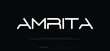 © Vector - Amrita modern minimal flat alphabet capital letter logo design
