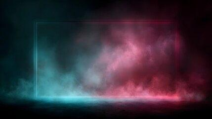 Wall Mural - transparent digital frame for product design showcases