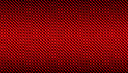 Red carbon fiber texture, vector graphic