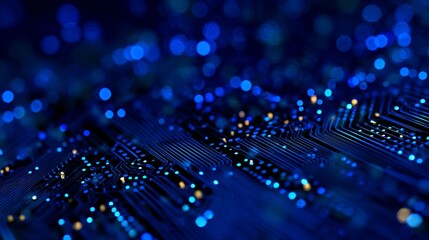 A 16x9 ratio abstract design for computer technology backgrounds, featuring abstraction, technology, digital, and data elements