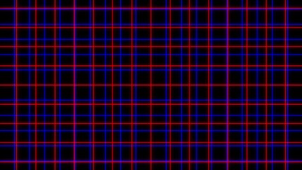 Wall Mural - abstract futuristic grid background with glowing red and blue lines
