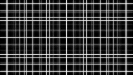 Wall Mural - black and white grid pattern animation background