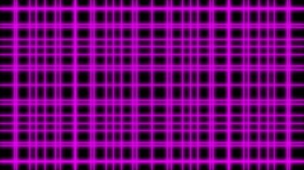 Wall Mural - retro futuristic grid background with glowing abstract purple lines