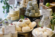© Julien McRoberts - Paris France. Food markets around the 18th Arrondissment. Beautiful, fresh gourmet cheese at a fromagerie