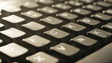 Close-up of a Computer Keyboard A Detailed Look at Keys and Technology