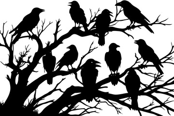 birds on the branch