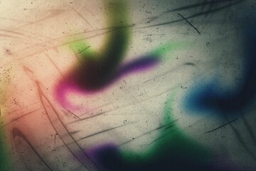 Wall Mural - abstract grainy warm orange color light leaks photo overlay effect filter, film grain texture photo 