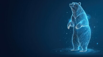 Abstract bear illustration
