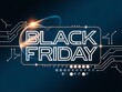 © GraphiTee Designs - a sleek futuristic typography illustration with the text Black Friday