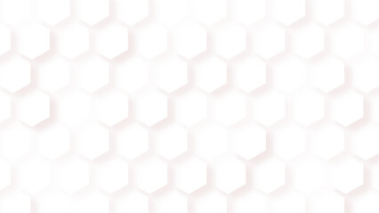 Poster - Hexagon seamless pattern with an abstract honeycomb design. Comb texture design. Vector hexagonal cell texture.