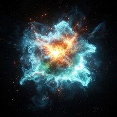 Wall Mural - explosion astronomy universe nebula.