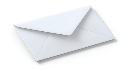 Poster - White paper envelope isolated on white background Stock Illustration