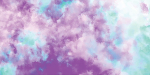Wall Mural - abstract watercolor background in pastel hues of purple teal and white for artistic designs or decor