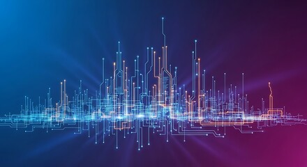 Digital City Skyline