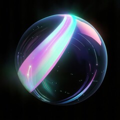 Wall Mural - sphere background glow illustration.