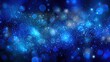© Sapri - Abstract swirling cosmic dust. Blue bokeh