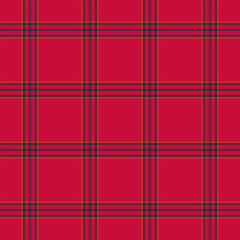 Poster - Festive plaid pattern featuring red, green and yellow lines. Great for holiday designs, textile prints, backgrounds or wrapping paper. Cozy and warm.