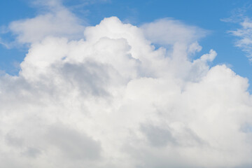 Wall Mural - Weather cloudscape. Sky filled with cloud. Overcast scene. Cloudy sky view. Cloud drifting. Cloudy atmospheric backdrop. Morning sky with cloud. Sky and cloud formation. Open air