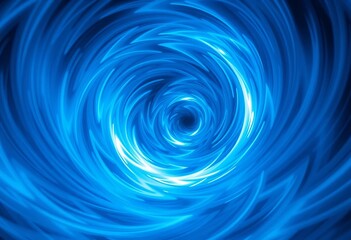 Wall Mural - Hypnotic blue vortex, swirling energy, abstract motion,  lines,  backdrop