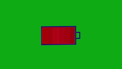 Poster - Neon battery fast charging animation .Neon battery fast charging. the neon battery charging on the black screen. Neon battery icon animated Neon Bolt icon Animation. Flash neon sign. Charge flash icon