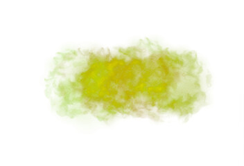 Wall Mural - realistic colorful smoke fluffy overlay cutout, fog and clouds cutout on transparent background