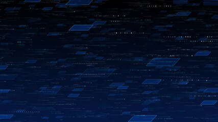 Wall Mural - high speed digital information stream technology speed, futuristic technology lines flying. bright d