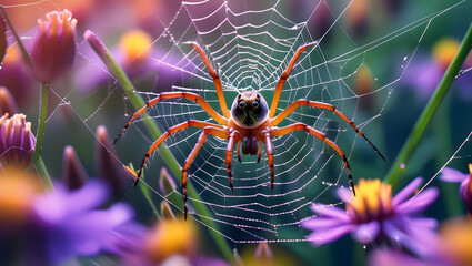 spider on the web