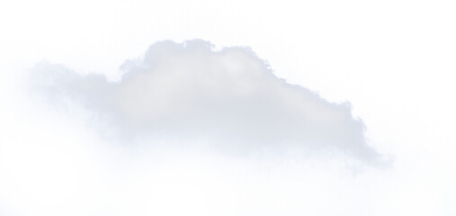 Wall Mural - white cloud fluffy, fog or mist or smoke for overlay and design effect. isolated on transparent back