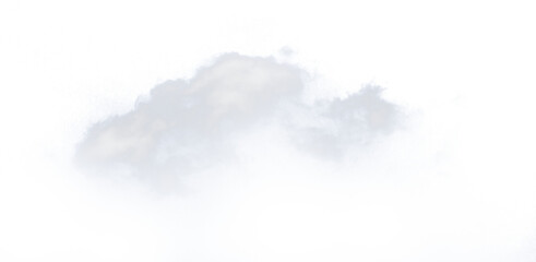 Wall Mural - white cloud fluffy, fog or mist or smoke for overlay and design effect. isolated on transparent back