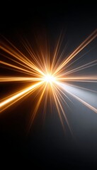 Wall Mural - Stunning Abstract Background of Optical Radiance Emitting Diverging Streaks and Beams of Light