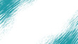 © Overhaul - Turquoise brush stroke on transparent background with modern grunge abstract style