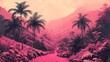 © Purnomo adi - Pink tropical valley landscape beatiful