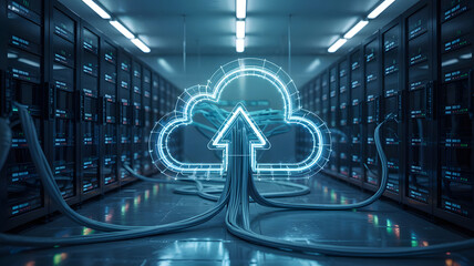 A global computer network connecting business and finance data with technology on a digital market