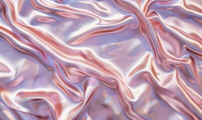 Iridescent silk fabric texture abstract background for fashion design