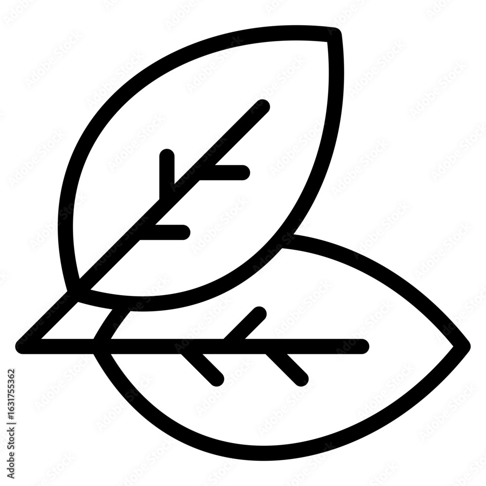 Reporting Layout Icons Tabacco leaf icon vector illustration Stock Vector | Adobe Stock