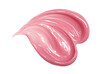 © Екатерина Клищевник - glossy texture lip gloss in the shape of a heart on a white background