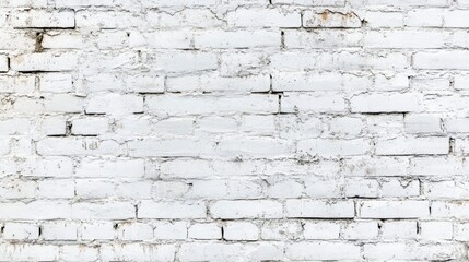Wall Mural - whitewashed brick wall texture. (1)