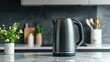 © Aliatun - Sleek Electric Kettle on Marble Countertop with Modern Kitchen Decor