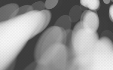 Wall Mural - abstract shadow overlay dappled light on a transparent background.