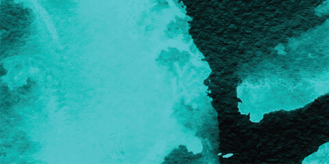 Wall Mural - abstract watercolor texture in teal and dark teal gradients creating a modern artistic background id