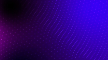 Wall Mural - Purple and blue gradient with dotted wave pattern