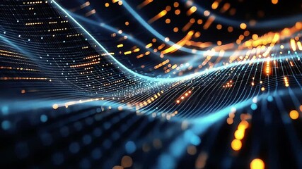 Data Stream: Abstract Technology Visualization