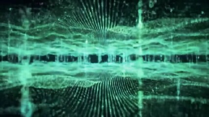 Fingerprint pattern glowing network data visualization