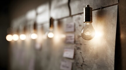 Poster - Corporate business strategy roadmap displayed on wall