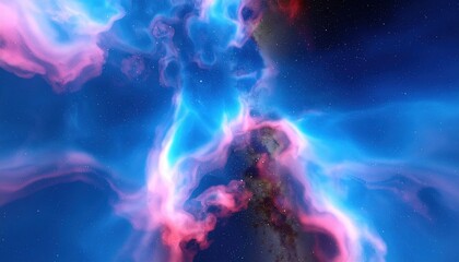 Wall Mural - colorful nebula in deep space