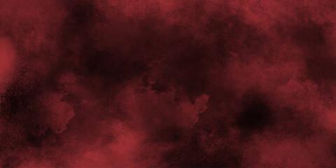 Wall Mural - Abstract Red watercolor smoke texture. paint brush strokes. fire red texture. smoke overlays vintage retro red background. Red vapor on black background. red smoky clouds.	