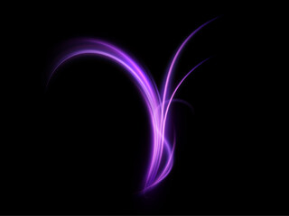 Wall Mural - purple glow effect with glitter magic energy. magical design for fairy tale illustration. vortex tra