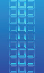 Poster - Abstract modern gradient blue colorful background. Simple square element pattern gradient background